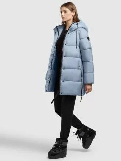 Khujo Winterjacken Jacke Franee Frauen Hellblau -Khujo Verkaufsshop 0432097c1c0b9ef45246fcf7ce96b317