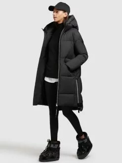Khujo Wintermäntel Mantel Aniva Frauen Schwarz -Khujo Verkaufsshop 05fe4419b2c15189165e9952eb67350e