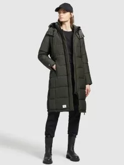 Khujo Wintermäntel Mantel Cliv Frauen Dunkelgrün -Khujo Verkaufsshop 0f324cb195fc8eb55ce25742119ce648