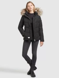Khujo Winterjacken Jacke Winsen Frauen Schwarz -Khujo Verkaufsshop 12ce042e26056fa63af7cd862ff43a53