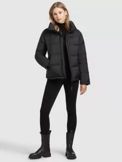 Khujo Winterjacken Jacke Blondie Matt Frauen Schwarz -Khujo Verkaufsshop 16fbcb6b5b840d5b656633f5412df5a8