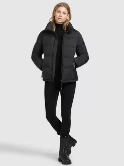 Khujo Winterjacken Jacke Blondie Matt Frauen Schwarz -Khujo Verkaufsshop 1b111fd2581d8529b2ac8b25603ea069