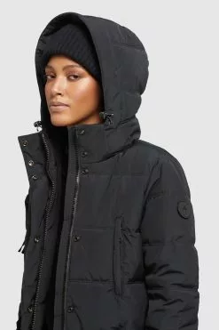 Khujo Wintermäntel Mantel Kleo Frauen Schwarz -Khujo Verkaufsshop 1b313ef43bc2d976dcc34150f489446c