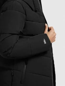 Khujo Winterjacken Jacke Fames Frauen Schwarz -Khujo Verkaufsshop 1d32ff5479da934c5457378f0ea3e659