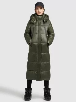 Khujo Wintermäntel Mantel Melona Frauen Khaki -Khujo Verkaufsshop 1f3562874e82c1b037f8c2839674a299