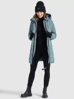 Khujo Wintermäntel Mantel Delinas Frauen Pastellblau -Khujo Verkaufsshop 22b7329e6353328b30c7f6bed83c1d37