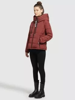 Khujo Winterjacken Jacke Joilee Frauen Pastellrot -Khujo Verkaufsshop 26c85b02a9566f0349d0a1b762f33f40