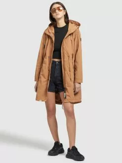 Khujo Übergangsjacken Mantel ADDA Frauen Beige -Khujo Verkaufsshop 2720215d651546fd99ad29d8878bd964