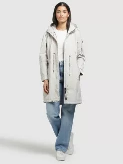 Khujo Übergangsjacken Parka ADDA Frauen Offwhite -Khujo Verkaufsshop 2819915aa037bb6d035f3b37c0c9fe9d