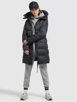 Khujo Wintermäntel Mantel TUULA Frauen Schwarz -Khujo Verkaufsshop 2a9dd009366f3034a7d089bb7a8d4be9