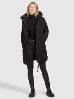 Khujo Wintermäntel Mantel Delinas Frauen Schwarz -Khujo Verkaufsshop 2b2d76b6945b41d4ad059c0022a036e2