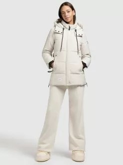 Khujo Winterjacken Jacke Eunice Frauen Offwhite -Khujo Verkaufsshop 2ff96ddbb89341d72c1fd22539079afd