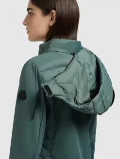 Khujo Outdoorjacken Funktionsjacke Ghita Frauen Dunkelgrün -Khujo Verkaufsshop 3294a13a7c047e2f61513bec1dc33aa7