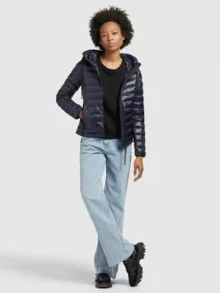 Khujo Übergangsjacken Jacke Lovina Frauen Dunkelblau -Khujo Verkaufsshop 34701cf18165b2c7982d49da45eebbe9