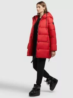 Khujo Winterjacken Jacke Franee Frauen Rot -Khujo Verkaufsshop 360abbe29614bd29e71847c71edcd280