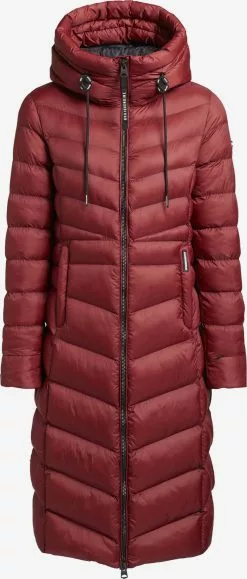 Khujo Winterjacken Winterjacke Ingram Shine Frauen Dunkelrot
