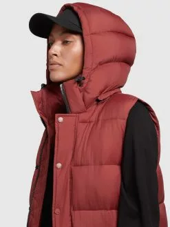 Khujo Westen Weste Magneta Frauen Rostrot -Khujo Verkaufsshop 4293d39cd3f5d2cccd32bef27e2ac903