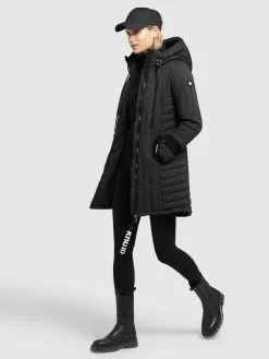 Khujo Winterjacken Mantel Jerry Frauen Schwarz -Khujo Verkaufsshop 43575f403c57ae42bd3b09e1e7a863d6