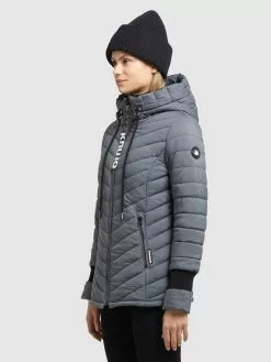 Khujo Winterjacken Jacke Patt Frauen Grau -Khujo Verkaufsshop 477b3d79e78ec8cfb98b5fbfaeb58a75