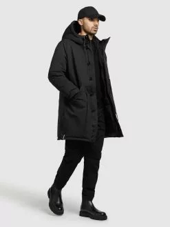 Khujo Parka Mantel Terra Männer Schwarz -Khujo Verkaufsshop 4e4ef9d5c8d14ac4f6c8b96f491ae1e6