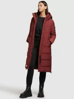Khujo Wintermäntel Mantel Kleo Frauen Rot -Khujo Verkaufsshop 50821a9e52e340a8a5247c7a12a928d1