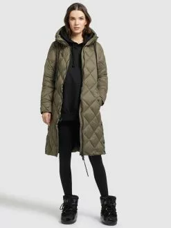 Khujo Wintermäntel Mantel LENNJA Frauen Khaki -Khujo Verkaufsshop 5253c1c58cb447742e9259bed0688968