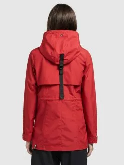 Khujo Parka Übergangsjacke FELINA Frauen Rot -Khujo Verkaufsshop 585009a2318a0e070cb324fff738ed9d