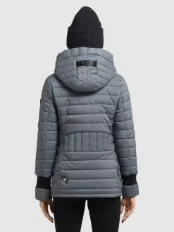 Khujo Winterjacken Jacke Patt Frauen Grau -Khujo Verkaufsshop 59795ead0846d97aafaf761e1c9afa8e