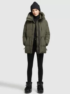 Khujo Winterjacken Jacke Leviani Frauen Dunkelgrün -Khujo Verkaufsshop 598c657f896ca3d3011c1d1cee896255