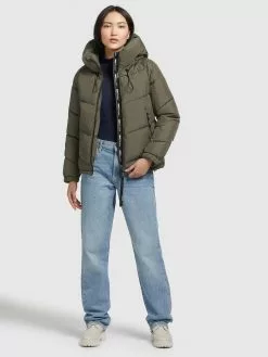 Khujo Winterjacken Jacke Esila Frauen Khaki -Khujo Verkaufsshop 5bff01d3346dbc20c68791d5178d178a
