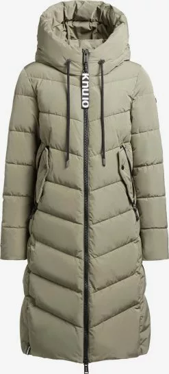 Khujo Wintermäntel Wintermantel KLAYD Frauen Khaki
