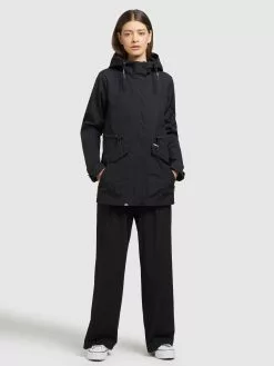 Khujo Parka Übergangsjacke FELINA Frauen Schwarz -Khujo Verkaufsshop 610e2e992561a0951787e7ef0195c1bb