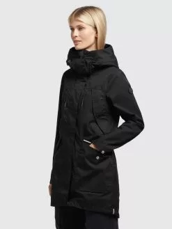 Khujo Jacken Parka Aira 3 Frauen Schwarz -Khujo Verkaufsshop 668037aac8ac356d4b8c634bc1bbb110