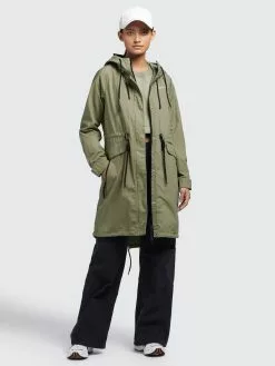 Khujo Jacken Parka Nanda Frauen Khaki -Khujo Verkaufsshop 66b2fd5e32c616b7d0be00761e2fdfcb