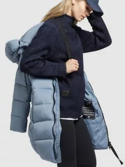 Khujo Wintermäntel Mantel Tuula Frauen Rauchblau -Khujo Verkaufsshop 68b867a35393f934437df48bf7bc9bcf