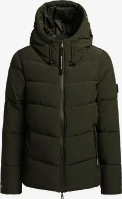 Khujo Winterjacken Jacke Fames Frauen Dunkelgrün