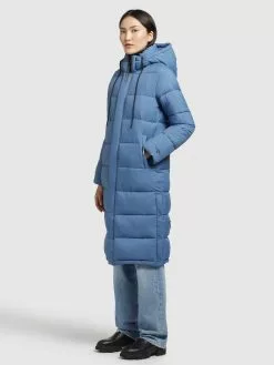 Khujo Wintermäntel Mantel Julina Frauen Blau -Khujo Verkaufsshop 6b8695b924672ba0079afa7e1da01f63