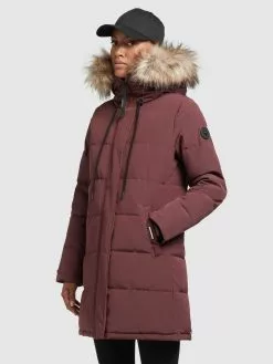 Khujo Wintermäntel Mantel Cloren Frauen Dunkelrot -Khujo Verkaufsshop 6e8df25f2bfeef874ef8d8cdb13515e1