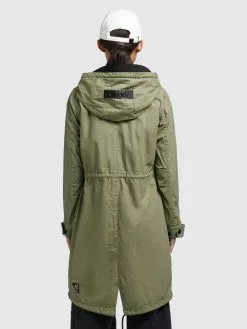 Khujo Jacken Parka Nanda Frauen Khaki -Khujo Verkaufsshop 78081d798555ba2f75037dc637a1529f