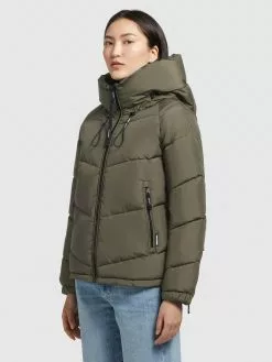 Khujo Winterjacken Jacke Esila Frauen Khaki -Khujo Verkaufsshop 7a2323eb2e0931aeb34d64b812c982cd