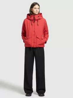 Khujo Übergangsjacken Übergangsjacke BLAIR Frauen Rot -Khujo Verkaufsshop 7be508db224fc49935a776311458731e