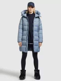 Khujo Wintermäntel Mantel Tuula Frauen Rauchblau -Khujo Verkaufsshop 7cb413b2a4e251c870a84a88e44f589c