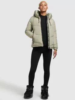 Khujo Winterjacken Jacke Esila 3 Frauen Hellgrün -Khujo Verkaufsshop 8674b41a1e9559f2cde60a9bc62097e5