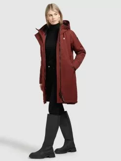 Khujo Parka Übergangsmantel Frauen Rostrot -Khujo Verkaufsshop 88c7a010b382917fe939d8c4a0207619