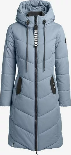 Khujo Wintermäntel Winterjacke Aribay 3 Frauen Taubenblau