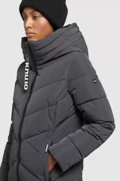 Khujo Wintermäntel Jacke Formin Frauen Graphit -Khujo Verkaufsshop 9939891a0a0c158c032c1fb86abdc9c2