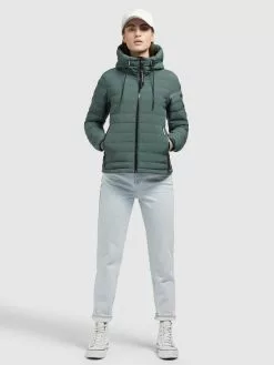 Khujo Übergangsjacken Übergangsjacke Lovina4 Matt Frauen Smaragd -Khujo Verkaufsshop 996b4e0f2c5b24e3adab364a44dcf8c5