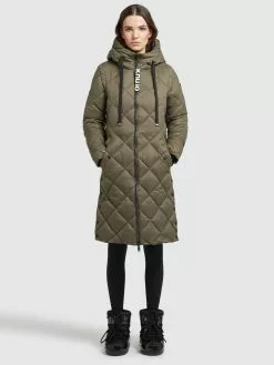 Khujo Wintermäntel Mantel LENNJA Frauen Khaki -Khujo Verkaufsshop 99a713d01e1906fa9127504a5daa28f6