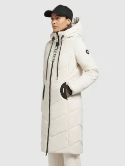 Khujo Wintermäntel Mantel Aribay 3 Frauen Offwhite -Khujo Verkaufsshop 9f106ca338701f04084504a882d8e428