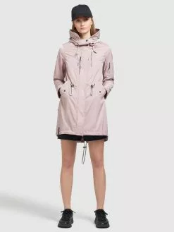 Khujo Parka Übergangsparka DAYES Frauen Pink -Khujo Verkaufsshop a44beb1b59b255a3aa4014d36174a5df